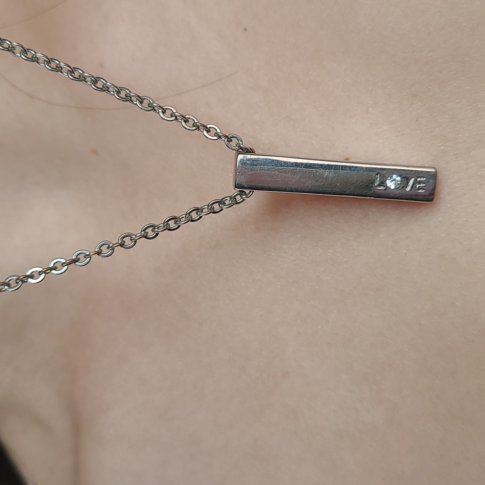 2 necklaces Love necklace